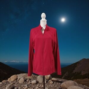 Champion Women's Red Jacket XXL NWT FULL‎ ZIP FRONT